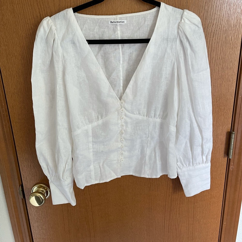 Reformation top size 6